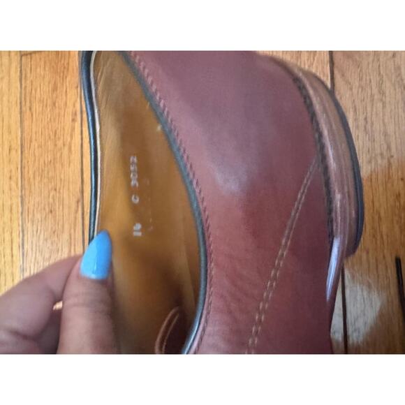 $350 ALLEN EDMONDS Denton Dress Shoes 14AA (sh800
